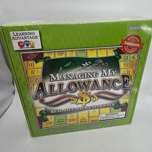 Learning Advantage Managing My Allowance Math Board Game 4608 NEW Sealed